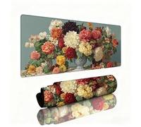 Duck Egg Color Mouse Pad Large 700x300x3mm Desk Mat Flowerpot Gaming Mouse Pad Table Protector Non-Slip Rubber Base for Stable Grip on Smooth Surfaces Wear-Resistant Mousepad for Laptop, PC W1-231