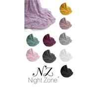 (Duck egg ) Cuddly Teddy Sofa Bed Fleece Fur Blanket