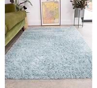 Duck Egg Shaggy Rug Modern Durable Super Soft Fluffy Shag Rugs Living Room Area Bedroom 59cm X 110cm