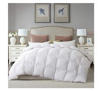 Duck Feather Down Duvet KING Quilt 13.5 Tog Luxury Comforter Deluxe Duvet, Best Hotel Quality, Super Soft, Warm and Cosy, Anti Allergy, Computer Quilted Construction, Self piping