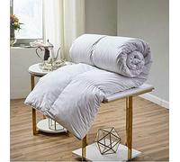 Duck Feather Down Duvet S-King Quilt 13.5 Tog Luxury Comforter Deluxe Duvet, Best Hotel Quality, Super Soft, Warm and Cosy, Anti Allergy, Computer Quilted Construction, Self piping