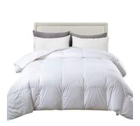Duck Feather Down Quilt/Duvet/Comforter - 10.5 Tog Ultra Soft All Seasons 100% Organic Cotton Feather Down Duvet Quilted Bed Comforter - Machine Washable - All Season Duvet / Quilt (Single)