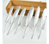 Duck Feathers Goose Feather Colored Fly Tying Materials for Jewelry Making Handicraft Decor(2,50pcs)