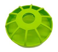Duck Feeder - Round Spill Proof Non Slip Feeding, Parrot Feeder Pet Food Storage For Cockatiel Parakeet Parrot Pigeon Quail Duck Home Cage Coop Garden Yard Porch Patio