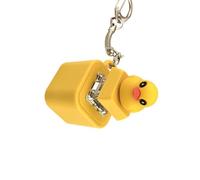 Duck Fidgety Toy Quacking Rechargeable Duck Chain Stress Relief Sensory Game Squeaky Home Decoration Quack Sound Stress Relief Toy