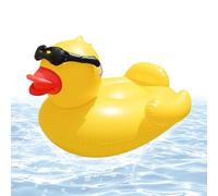 Duck Float, Giant Inflatable Duck Pool Lounger, Floating Swim Rings Blow up Lounge Chair Water Toys for Summer Beach Lake Yard Garden Outdoor Event Carnivals