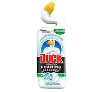 Duck Foaming Bleach Gel, Liquid Toilet Cleaner, Thick Bleach with Powerful Stain Removing Formula, Pine 750ml