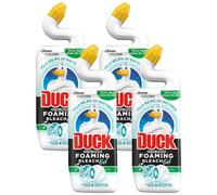 Duck Foaming Bleach Gel Toilet Liquid Cleaner Pine 750ml (Pack of 4)