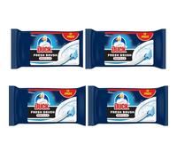 Duck Fresh Brush Toilet Cleaner | Disposable Toilet Bowl Cleaner | Removes Stains & Odours | Easy Brush & Flush | Fresh Scent | Hygienic Bathroom Cleaning (4x12-48Refill)