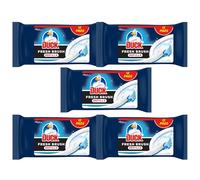 Duck Fresh Brush Toilet Cleaner | Disposable Toilet Bowl Cleaner | Removes Stains & Odours | Easy Brush & Flush | Fresh Scent | Hygienic Bathroom Cleaning (5x12-60Refill)