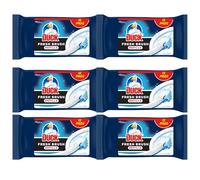 Duck Fresh Brush Toilet Cleaner Refills -Flushable Pads | Disposable Toilet Cleaning Refill Heads | Stain & Odour Removal | Brush & Flush System | Fresh Scent Bathroom Cleaner Pads (72-6x12)
