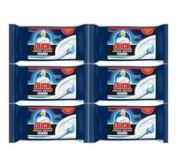 Duck Fresh Brush Toilet Cleaning Refill Pads, Flushable, 12 Pads per Pack, Pack of 6