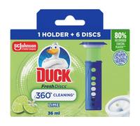 Duck Fresh Disc Lime Toilet Block Gel, Pack Of 6