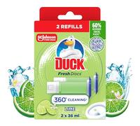 Toilet Duck 12 Fresh Discs Refill Pack Lime Scented 72ml
