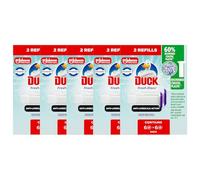 Duck Fresh Discs Toilet Cleaner Refills, Eucalyptus, Anti-Limescale, 12 Discs, Pack of 5