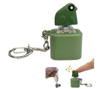 Duck & Frog Keyboard Fidget Toy, Frog Quacking Fidget Toys, Ducky Fidgets Keyring with Lights and Sounds, Funny Clicker Ducks Frog Toys for Stress Anxiety Relief (A)