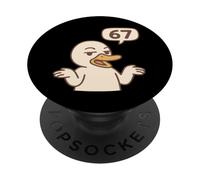 Duck Funny 67 Meme Six Seven Gen Alpha PopSockets Adhesive PopGrip