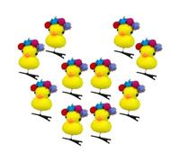 Duck Hair Clip - Incorporating Playful Plush Duckling Animal Bunches Decorative Hairpins | Creative Styling Possibilities Little Yellow Duck Hairpins for Adults and Children