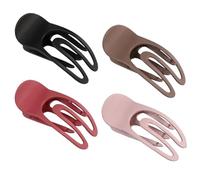 Duck Hairpins, Fashionable Flat Hairpins and Elegant Brooches | 4 Pieces Portable and Decorative Hairpins for Girls and Women Social Work Party Shopping Travel