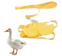 Duck Harness Leash, Ducks Traction Rope Tunable Chest Strap Outside Walking Pet Chicken Diapers for Pet Duck Chicken Goose (XS)