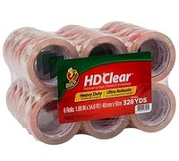 Duck HD Clear Packing Tape Refills - 24 Rolls of Strong Heavy Duty Packing Tape for Shipping and Moving, Boxes and Packaging - 1.88 In. x 54.6 Yards - 3" Core - Clear (393730)