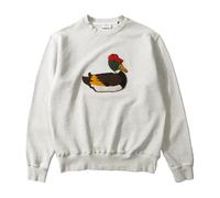 Duck Hunt Crewneck Grey Melange - male - EDMMOND STUDIOS - Sweatshirts - Gray - L - Sweatshirts & Hoodies L