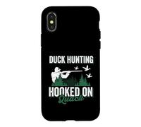 Duck Hunter | Hunting Hunter | Duckaholic Hooked On Quack Case for iPhone X/XS