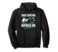 Duck Hunter | Hunting Hunter | Duckaholic Hooked On Quack Pullover Hoodie