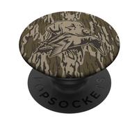 Duck Hunters With Dog Forest Bottom lands Camo PopSockets Adhesive PopGrip