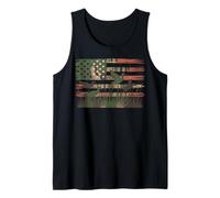 Duck Hunting American Flag Waterfowl Camo Ducks Tank Top