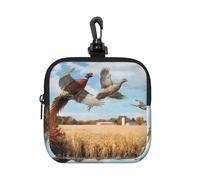 Duck Hunting Animal, Square Zipper Storage Bag, Neoprene Coin Purse, Small Wallets, Change Pouch, Change Purse