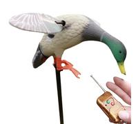 Duck Hunting - Battery Mallard, Remote Wing Lure | Electric Motion Attraction with Flexible , Realistic Flash, Weatherproof Residence, Silent , Tool-free Installation