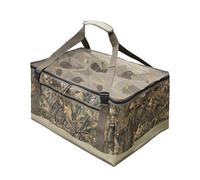 Duck Hunting Decoy Bag - Large Capacity 12 Slot Storage with Padded Support and Camouflage Print, Comfortable Shoulder Strap | Weather-Resistant Carry for Waterfowl Drainage System, Ideal Turkey Decoy