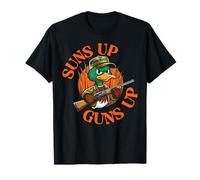 Duck Hunting Hunter Vintage Suns Up Guns Up T-Shirt