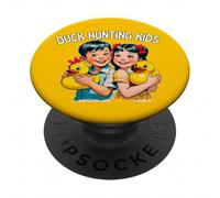 Duck Hunting Kids Who Found A Duck Hunting On A Cruise Ship PopSockets Adhesive PopGrip