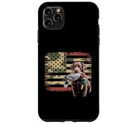 Duck Hunting Labrador American USA Flag Mallard Duck Hunter Case for iPhone 11 Pro Max