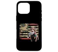 Duck Hunting Labrador American USA Flag Mallard Duck Hunter Case for iPhone 16 Pro Max