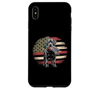 Duck Hunting Labrador American USA Flag Mallard Duck Hunter Case for iPhone XS Max