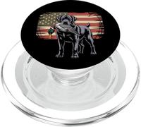 Duck Hunting Labrador American USA Flag Mallard Duck Hunter PopSockets PopGrip for MagSafe