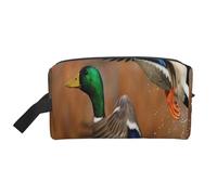 Duck Hunting Mallards DucksLarge Capacity Cosmetic Organizer，Travel Makeup Bag for Women