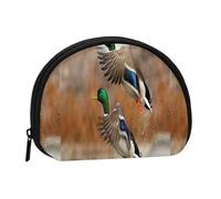 Duck Hunting Mallards DucksSmall Makeup Sanitary Napkin Storage Bag,Women's Cosmetic Coin Purse
