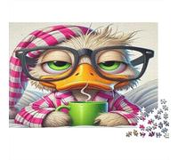 Duck in Pajamas Puzzle 1000 Piece Recycled Paper for Adults Adult Jigsaws Hard Difficult Challenging Game Fun Home Activity Great Gift for Kids Age 12 Years Up 70x50cm/1000pcs