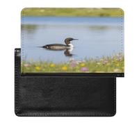 Duck in The Water Passport Holder Unique PU Ultra-thin Passport Protective Case Compact Easy to Carry Passports Cover for Women And Men Passports Case
