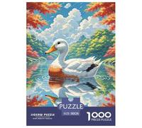 Duck Jigsaw Puzzles for Adults 1000 Pieces with Letters on Back Educational Games Animal Challenging Game Creativity & Gift Giving 38x26cm/1000pcs