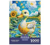 Duck Jigsaw Puzzles for Adults 1000 Pieces with Letters on Back Educational Games Animal Challenging Games Creativity & Gift Giving 70x50cm/1000pcs
