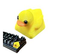 Duck Keyboard Keycap - Little Yellow Duck Cros-s Axis Mechanical Keyboard Keycap, Printing Gamin-g Keycaps, Cartoon Duck Keycap Replacement