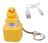 Duck Keyboard Tester Rechargeable Speaker Keychain Stress Relief Modification Tool Mechanical Keyboard Tester