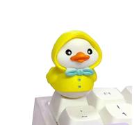 Duck Keycap - Decorative Cartoon Keycaps | Lifelike Cool Lovely Novelty Ducck Key Caps | Mechanical Keyboard Keycaps | originall Personalized Three-Dimensional Little Yellow Duck for Adult Men and Wom