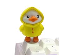 Duck Keycap - Decorative Cartoon Keycaps | Lifelike Cool Lovely Novelty Ducck Key Caps | Mechanical Keyboard Keycaps | originall Personalized Three-Dimensional Little Yellow Duck for Adult Men and Wom