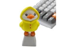 Duck Keycaps, Cute Cartoon Keyboard Keycap, Novelty Duck Design, Mechanical Keyboards, Yellow, Ideal for Computer, Adults, Women, Men, Pc Setup, Gift Idea